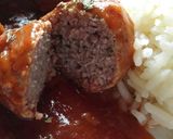 A picture of step 3 of Meatballs in Chipotle Sauce.