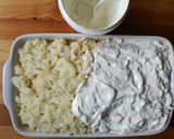 Rakott karfiol csirkemellből és bulgurból recept fázis 16 fotója