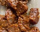 A picture of step 2 of Beef kebab.