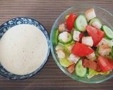 A picture of step 4 of Homemade Caesar Dressing & Croutons.