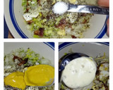 A picture of step 7 of Bacon and egg salad.
