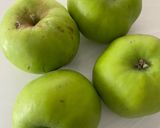 A picture of step 1 of Cooking apple chutney (katki apple).