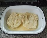 A picture of step 1 of Coconut Milk French Toast.