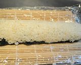 A picture of step 3 of California Rolls and Seattle Rolls.