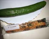 A picture of step 1 of Chikuwa with Cucumber.