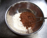 A picture of step 1 of Chocolate Sponge Cake with Cocoa (Only 4 Ingredients!).