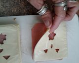 A picture of step 7 of Ladybirds Ghost Sandwiches.