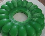 Foto langkah ke 3 dari resep Bolu kukus kelapa hijau.