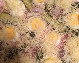 Gluténmentes pizza mustáros-tejfölös alappal recept fázis 3 fotója