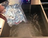 A picture of step 5 of Oysters Sous-Vide.