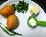 A picture of step 2 of Cheese potato rostie.