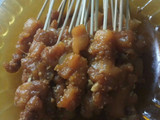 Sate taichan + Sambal orange