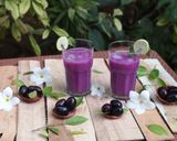A picture of step 3 of Jamun mojito/java plum.
