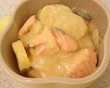 A picture of step 4 of Easy Potato and Salmon Gratin.