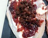 A picture of step 1 of Chicken Rasberry Royale.