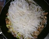 A picture of step 15 of Beef Fried Noodles (Thai style).