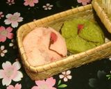 A picture of step 6 of Steamed Bread with Cherry Blossom and Green Tea.