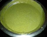 A picture of step 1 of Moringa powder dhokla.