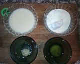 A picture of step 1 of Milk and Chocolate Peda.