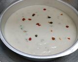A picture of step 3 of Suji cake.