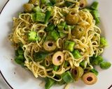Foto do passo 2 de Macarrao ao pesto com pimentao