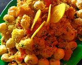 A picture of step 4 of Makhana Chaat.