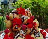 Foto del paso 14 de la receta: 🌰🌹Croquembouche🌰🌹 ~Masa choux
