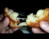 A picture of step 12 of Macroni cheesy nuggets.