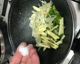 Foto del paso 3 de la receta: Rollitos de lomo rellenos de verdura y guarnición de ensalada campera