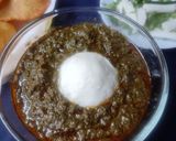 A picture of step 6 of Sarson Ka Saag.