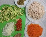 Foto del paso 4 de la receta: Pascualina de pollo y verduras 🥧🍗🥕 | Fácil y Nutritiva 👍🚀