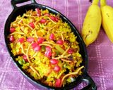 A picture of step 3 of Poha Pulao.