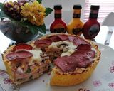 عکس مرحله 10 از دستور کیک پیتزا 🍕