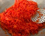 A picture of step 1 of Gajar Katli.