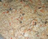 A picture of step 11 of Jollof Rice and Beans.