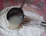 Foto langkah ke 3 dari resep Kue Lapis Tepung Beras Ombre Hijau + tips.