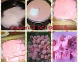 Foto langkah ke 2 dari resep Moci Lumer Strawberry Milk.