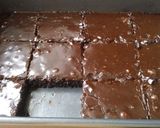 A picture of step 9 of Vickys Gooey Cinnamon Chocolate Cake, GF DF EF SF NF.