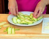 A picture of step 4 of Zucchini & Parmesan Salad.