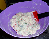 A picture of step 3 of Super Cheap Chewy Tofu (with Imitation Crab Sticks and Green Onions).