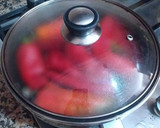 Foto del paso 2 de la receta: Pimientos rojos confitados con ajos y estragón