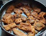 A picture of step 5 of Crispy Yam fritters suranche chaap veg crispy Yam fish fry.