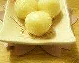 A picture of step 5 of Soft and Chewy Dango For Moon Viewing or Mitarashi Dango.