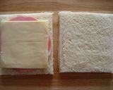 A picture of step 1 of Easy Croque-Monsieur Style French Toast.