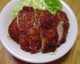 A picture of step 6 of Our Family's Fried Pork Cutlet Rice Bowl.