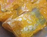 A picture of step 1 of Rohu cauliflower curry.
