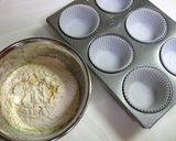 A picture of step 1 of Kinako & Honey Muffins.