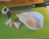 Foto del paso 2 de la receta: Risotto con trompeta de la muerte y manzana