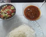 عکس مرحله 1 از دستور چلوگوشت نرگس پز