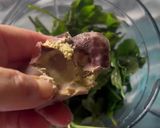 A picture of step 1 of No cheese pesto sauce 😋.